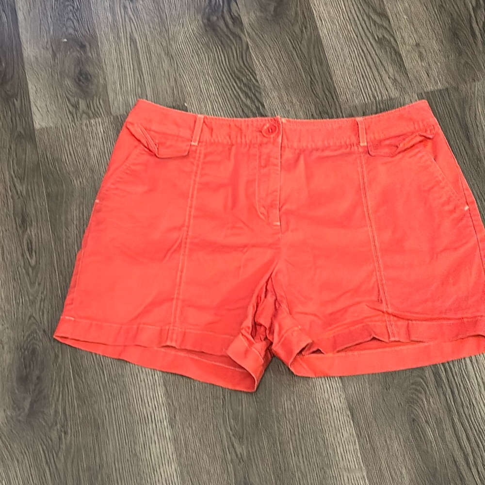 Ann Taylor Khaki shorts 8 Coral Khaki shorts